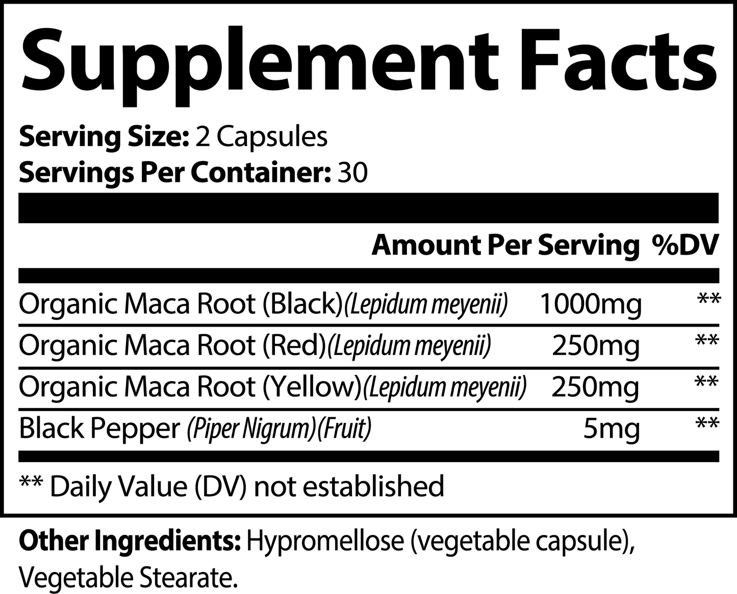Maca Root Capsules  | Truckers