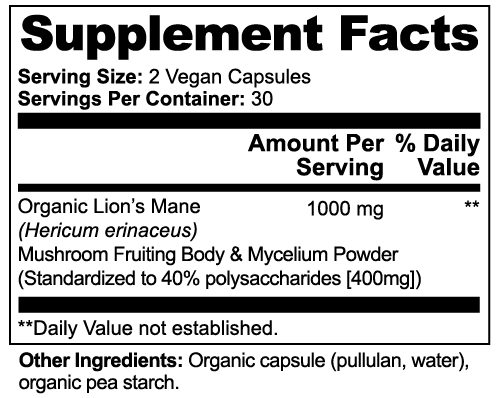 Lion's Mane Mushroom Capsules  | Truckers