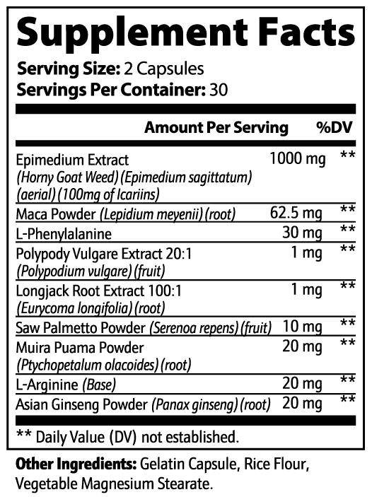 Horny Goat Weed Capsules  | Truckers